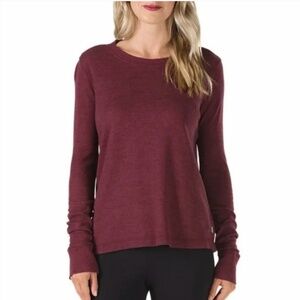 Vans Womens ‘Fireside’ Waffle Knit Thermal Long Sleeve Top